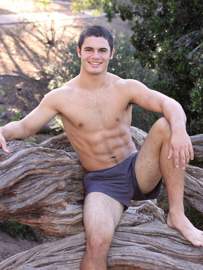 Scott shows his perfect ripped body