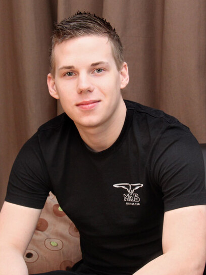 Hot young Manchester boy Ryan Days arrives for his solo wank and interview