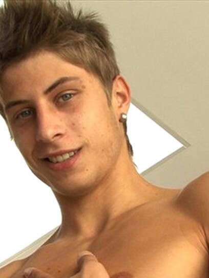 Jack paly with a huge dildo