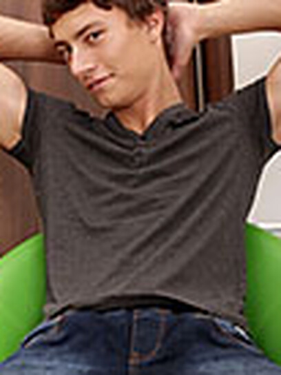 Tommy Hunter strokes his big huge thick cock.