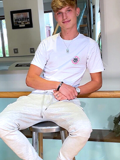 Young Handsome Hal Shows off his Tanned Lean Body & Wanks his Hard Uncut Cock & Cums!