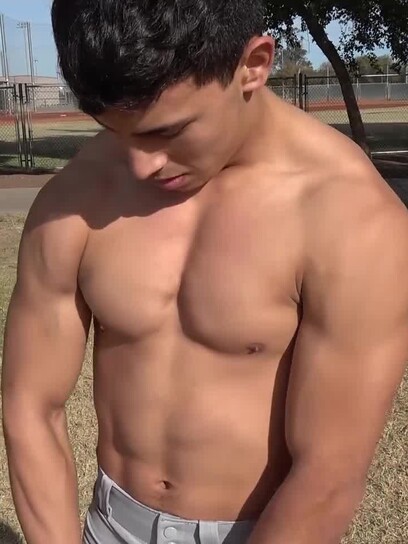 Uncut Baseball Jock Eric Cantor JERKS OFF