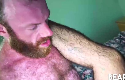 BEARFILMS Hairy Bears Russell Tyler and Atlas Grant Bareback