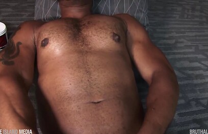 Uncut Big Dicked Top Stokes his Fat Dick